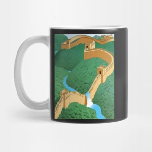 guy billout diving board Mug